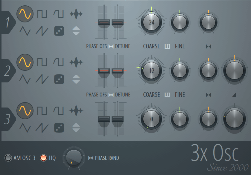 3x Osc fl studio 2024