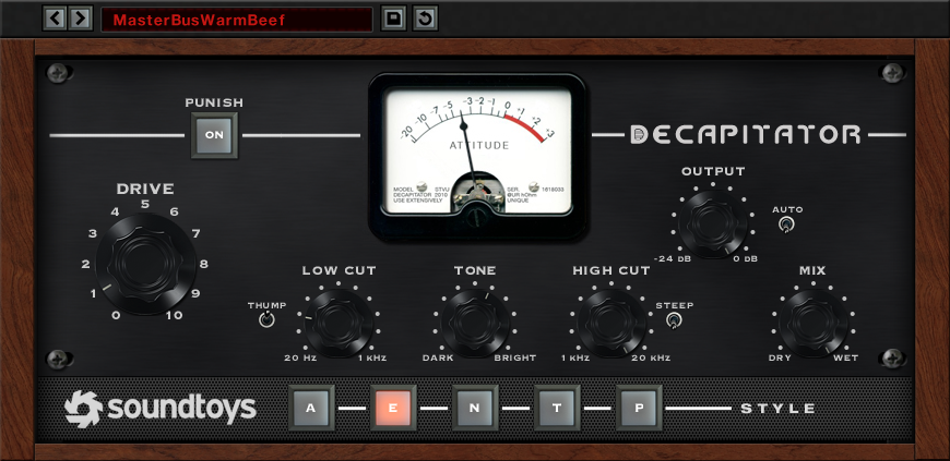 synth leads with soundtoys decapitator