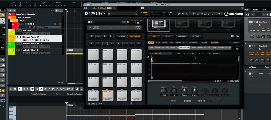 groove agent cubase